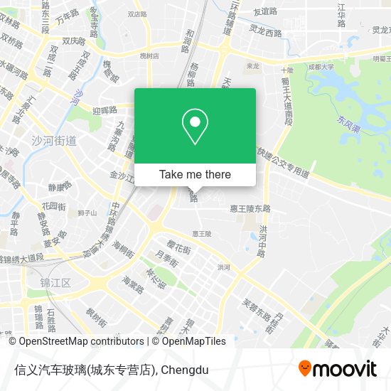 信义汽车玻璃(城东专营店) map