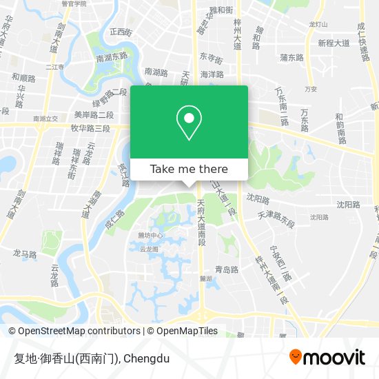 复地·御香山(西南门) map