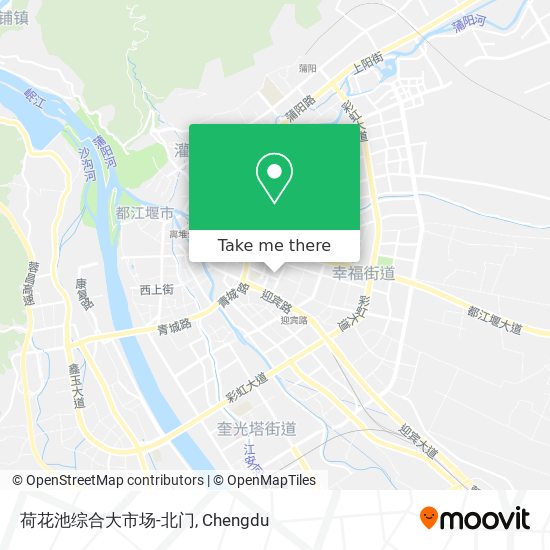 荷花池综合大市场-北门 map