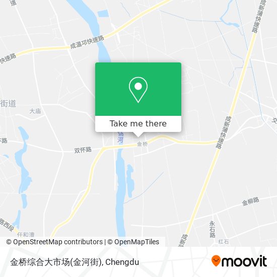 金桥综合大市场(金河街) map