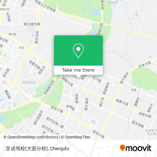亚成驾校(大面分校) map