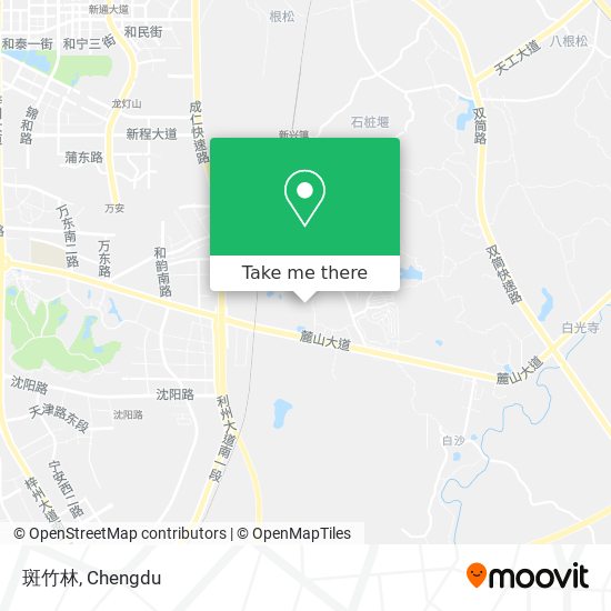 斑竹林 map