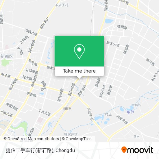 捷信二手车行(新石路) map