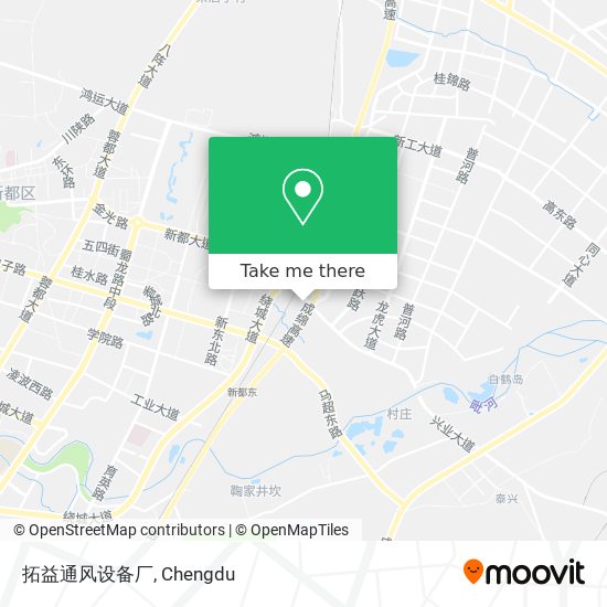 拓益通风设备厂 map