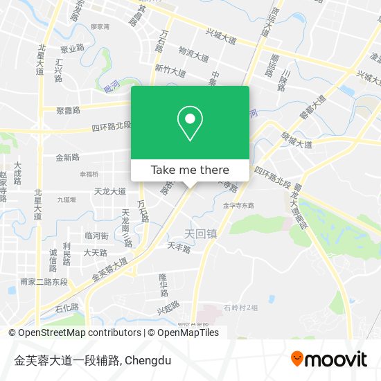 金芙蓉大道一段辅路 map