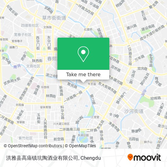 洪雅县高庙镇坑陶酒业有限公司 map