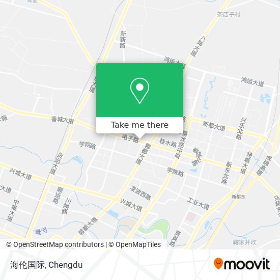 海伦国际 map