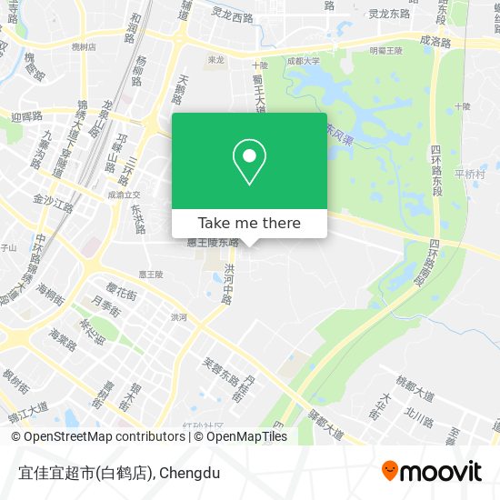 宜佳宜超市(白鹤店) map