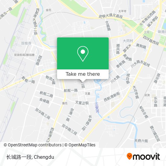 长城路一段 map