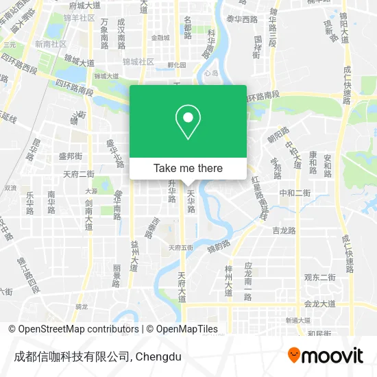 成都信咖科技有限公司 map