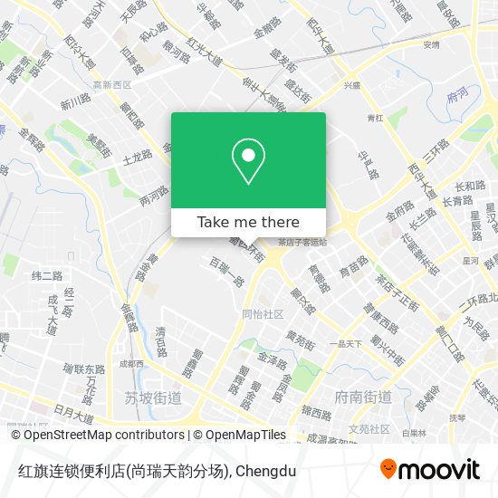 红旗连锁便利店(尚瑞天韵分场) map
