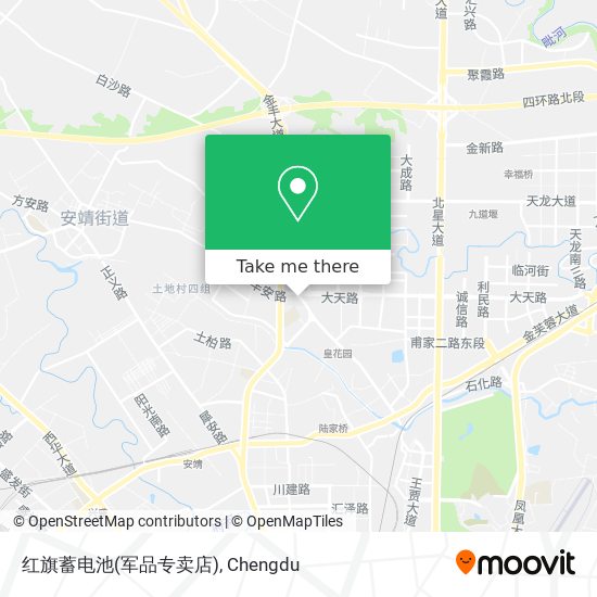 红旗蓄电池(军品专卖店) map