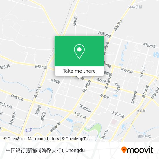 中国银行(新都博海路支行) map