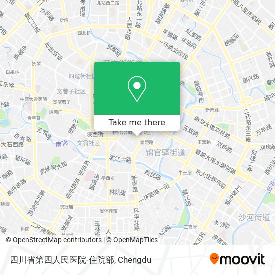 四川省第四人民医院-住院部 map