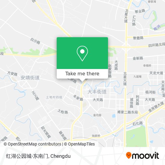 红湖公园城-东南门 map