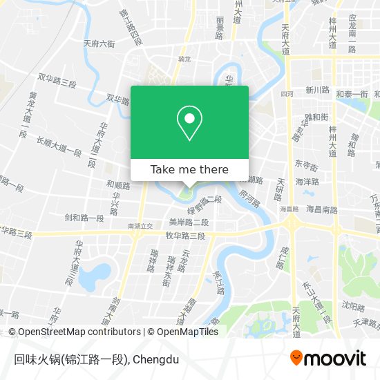 回味火锅(锦江路一段) map
