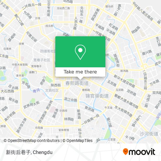 新街后巷子 map