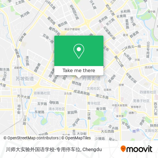 川师大实验外国语学校-专用停车位 map