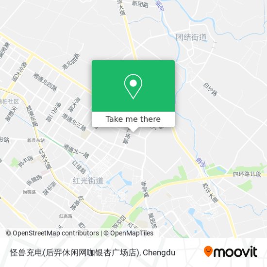 怪兽充电(后羿休闲网咖银杏广场店) map