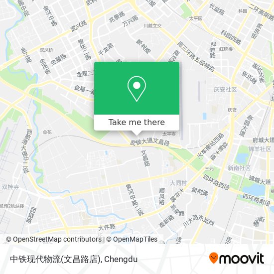 中铁现代物流(文昌路店) map