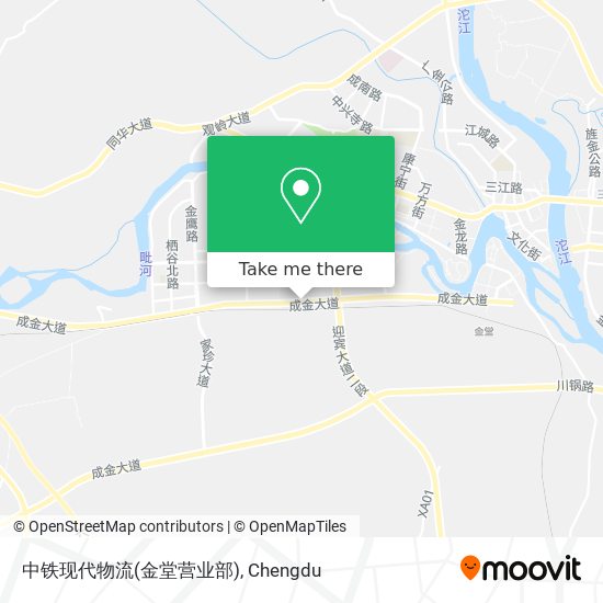 中铁现代物流(金堂营业部) map
