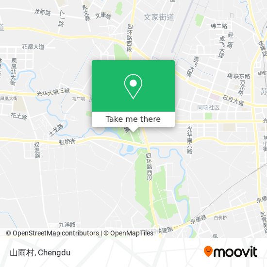山雨村 map