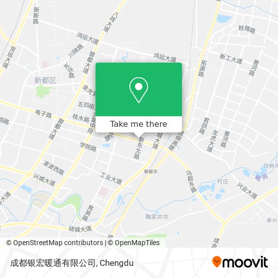 成都银宏暖通有限公司 map