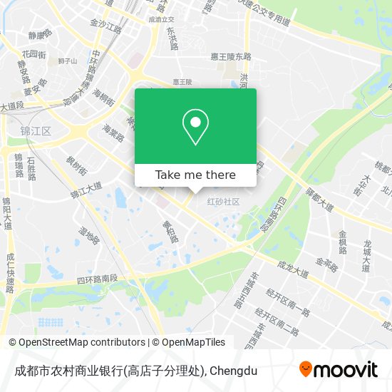 成都市农村商业银行(高店子分理处) map
