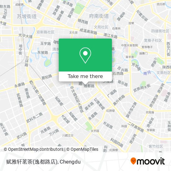 赋雅轩茗茶(逸都路店) map