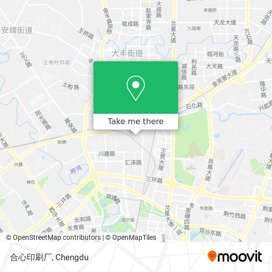 合心印刷厂 map