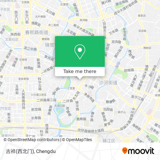 吉祥(西北门) map
