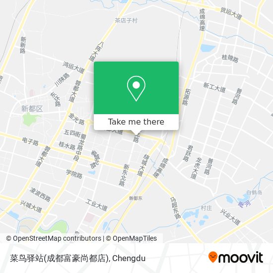 菜鸟驿站(成都富豪尚都店) map