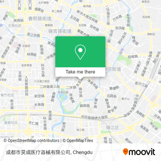 成都市昊成医疗器械有限公司 map