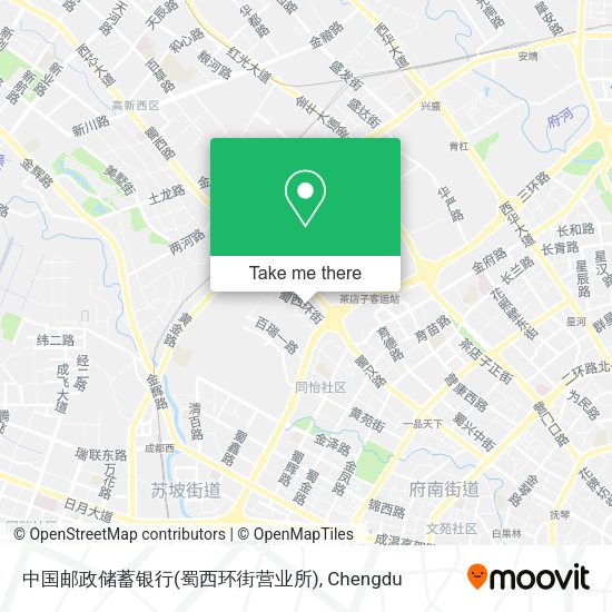 中国邮政储蓄银行(蜀西环街营业所) map