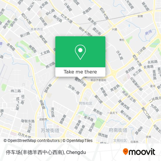 停车场(丰德羊西中心西南) map