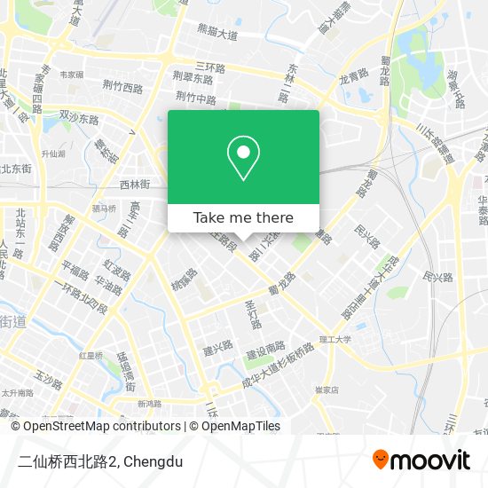 二仙桥西北路2 map