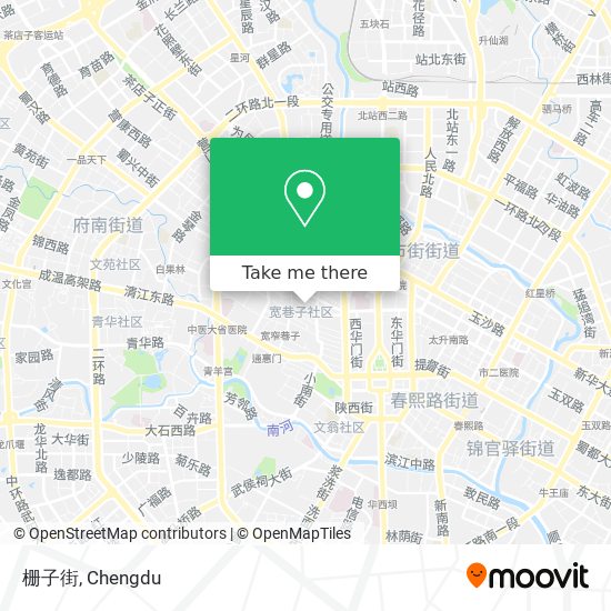 栅子街 map