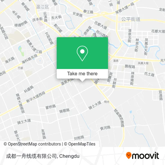 成都一舟线缆有限公司 map