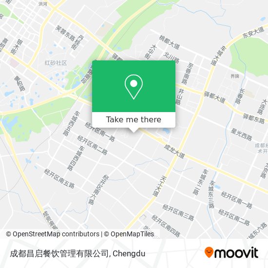成都昌启餐饮管理有限公司 map