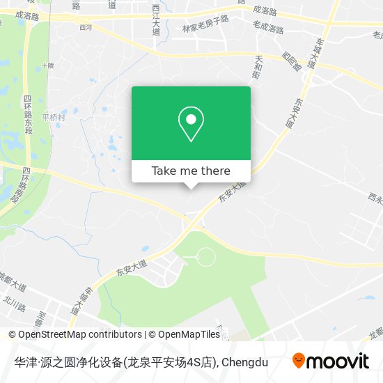 华津·源之圆净化设备(龙泉平安场4S店) map