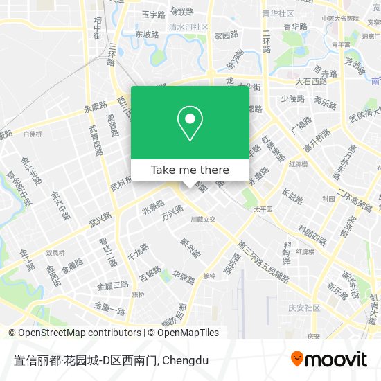 置信丽都·花园城-D区西南门 map