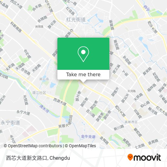 西芯大道新文路口 map