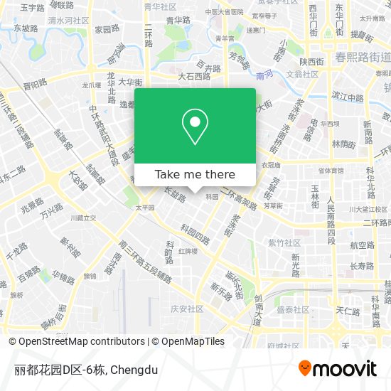 丽都花园D区-6栋 map