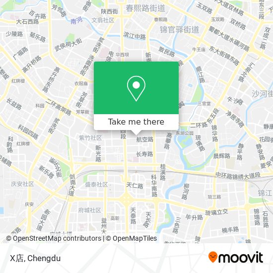 X店 map