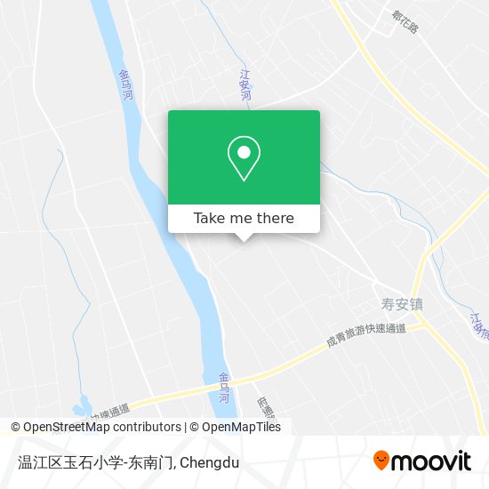 温江区玉石小学-东南门 map