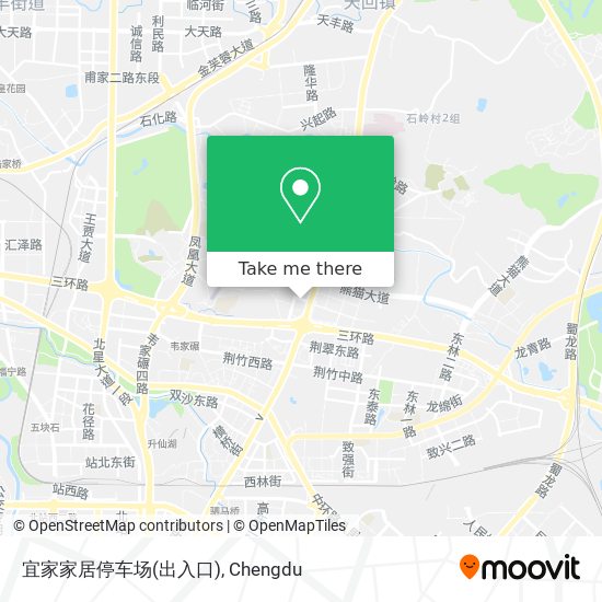 宜家家居停车场(出入口) map