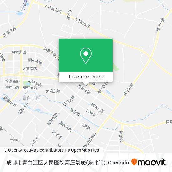 成都市青白江区人民医院高压氧舱(东北门) map