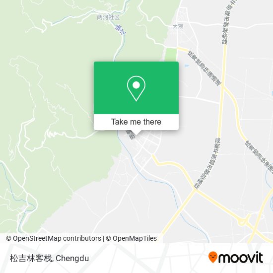 松吉林客栈 map