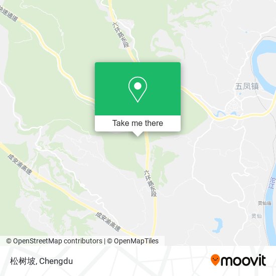 松树坡 map