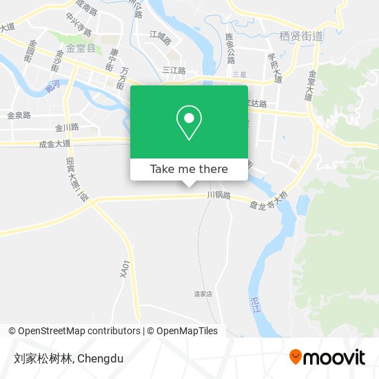 刘家松树林 map
